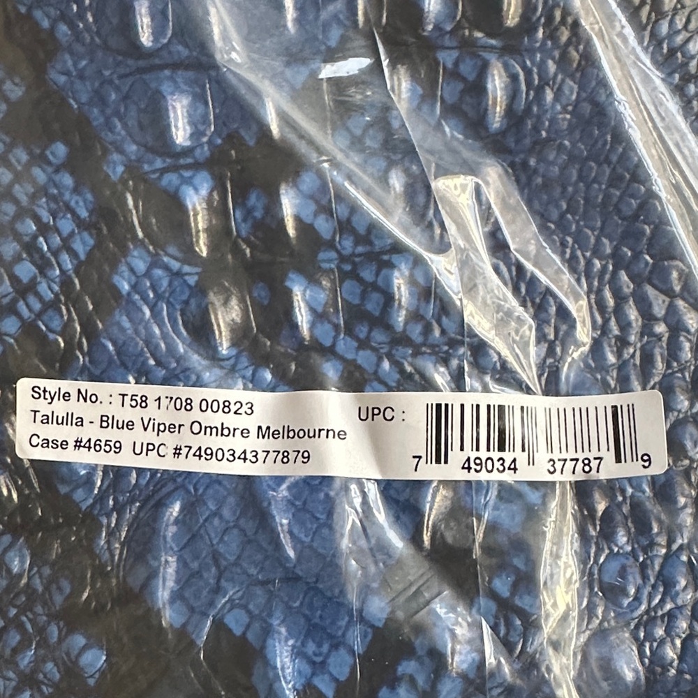 Brahmin Talulla Blue Viper Melbourne Travel Tote